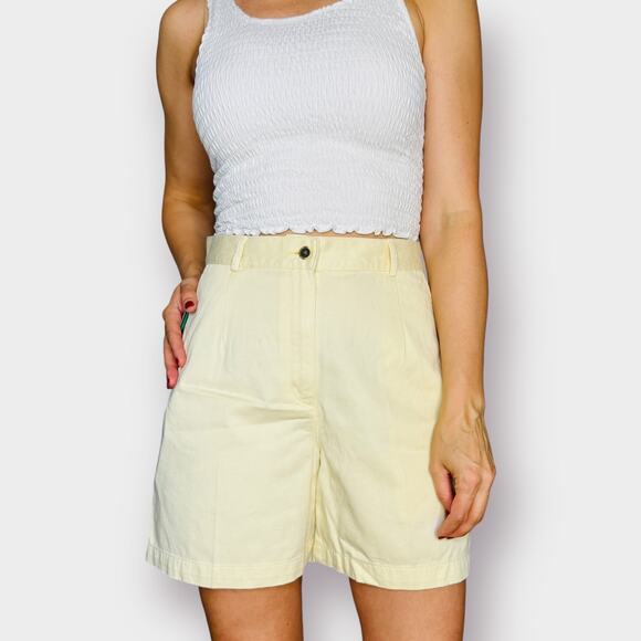 90s L.L. Bean Yellow deadstock shorts - Picture 1 of 5